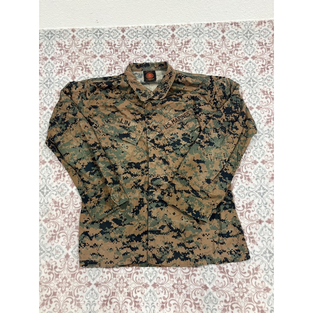 USMC Woodland MARPAT Camouflage MCCUU Blouse Jacket Med-Reg American Apparel